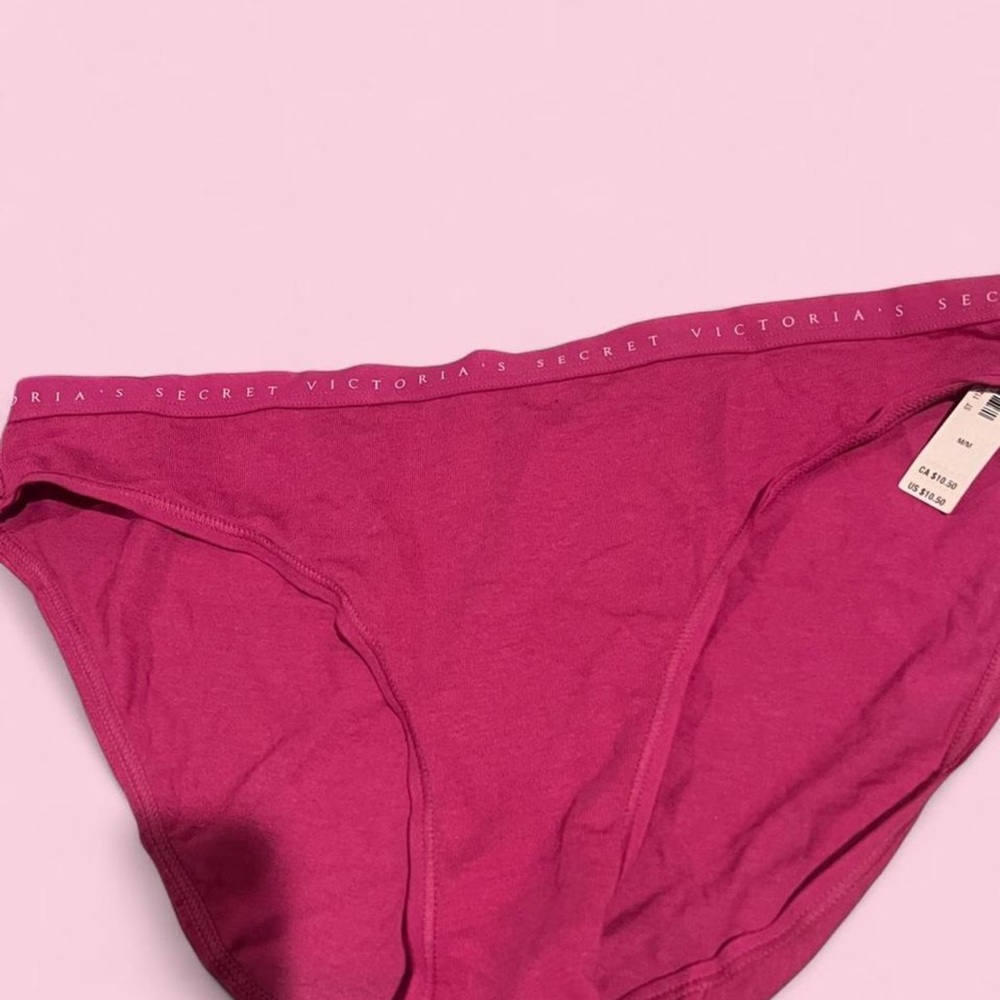 Victoria's Secret Hot Pink Cotton Bikini Brief